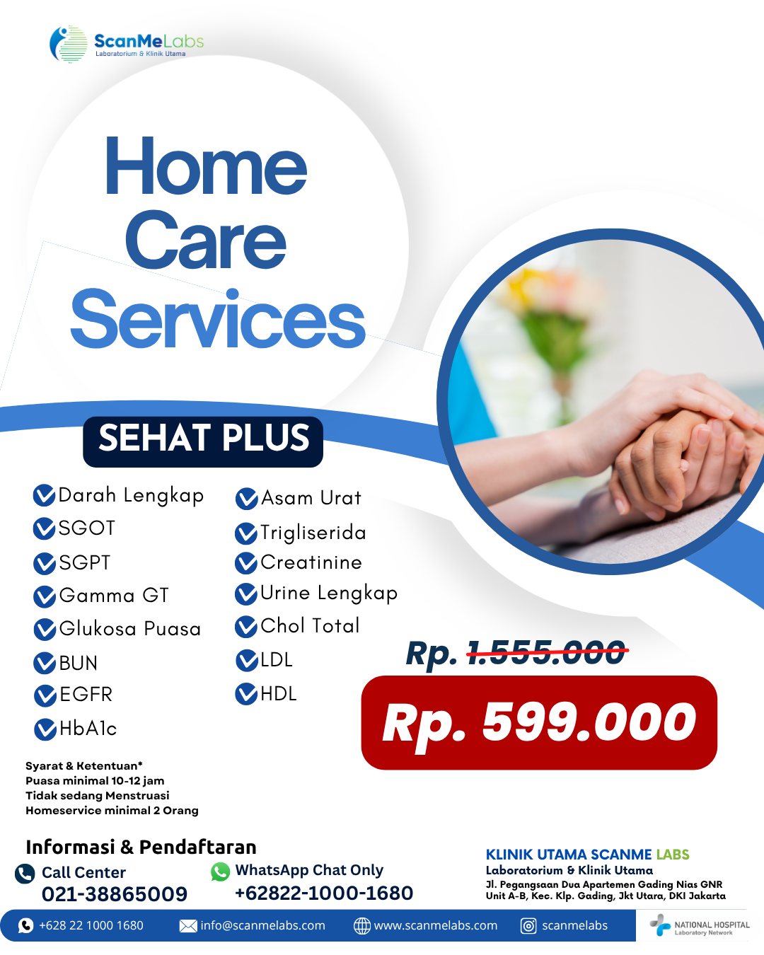 Jaga kesehatan tanpa harus keluar rumah!