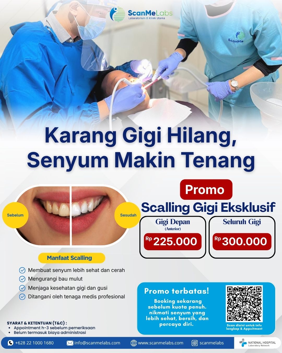 Karang Gigi Hilang, Senyum Makin Tenang